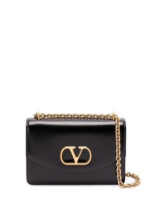 Valentino Garavani Vain Leather Shoulder Bag