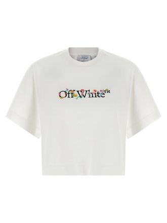 Off-white Bookish Glowing Flower T Shirt