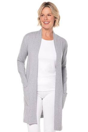 Coolibar Womens Corbella Wrap, UPF 50+ Sun Protection in Grey Heather at Nordstrom, Size Medium