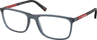 Prada Heren, Accessoires, Blauw, Maat: 54 MM