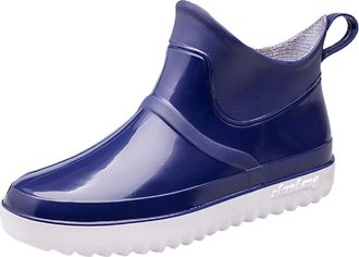 Generic Lace Up Ankle Boots for Men Soft Casual Mesh Sport Fashion Breathable Outdoor Footwear Comfortable Daily Walking Shoe (Blue, 7.5)