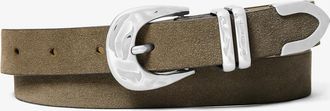 Michael Kors Suede Western Belt