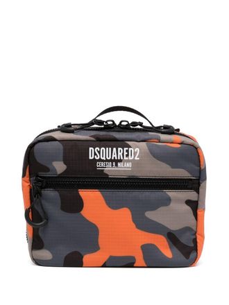 Dsquared2 Borsa tote con stampa - Nero
