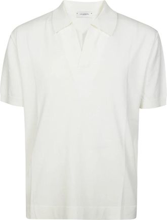 Paolo Pecora Maglia a Polo Skypper - Heren - Polos - Wit - XL - Katoen - Tops