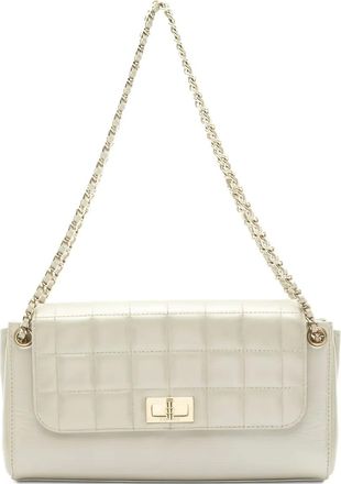 Chanel 2002-2003 2.55 Chocolate Bar schoudertas - Beige