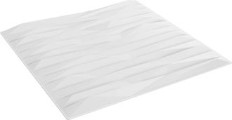 vidaXL Paneles De Pared 12 Uds. 50 X 50 Cm Piedra Blanca Espuma Xps Vidaxl