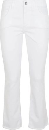 Fay Five-Pocket Jeans - Dames - Cropped Jeans - Wit - W25 - Katoen - Jeans
