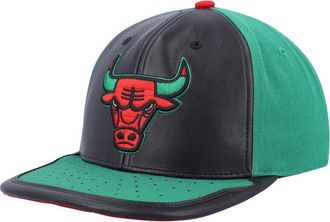 Mitchell & Ness Mens Mitchell & Ness Black/Green Chicago Bulls Day One Snapback Hat at Nordstrom