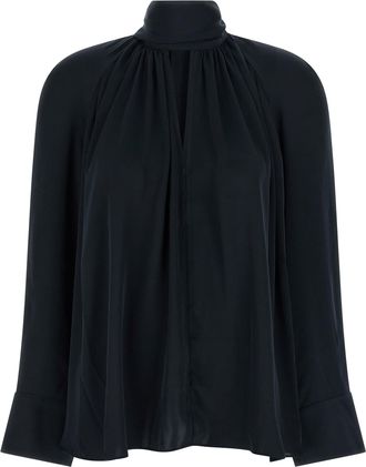 Rotate Blusa con lazo de sat&eacute;n de Birger Christensen Rotate