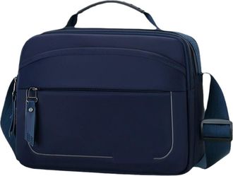 Generic Compatible For Men Outdoor Sports Business Leisure Travel Large Capacity Hand-Held Single Shoulder Crossbody Bag(Blue)