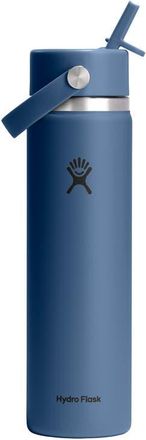 Hydro Flask 24-Ounce Wide Mouth Flex Straw Cap Bottle in Harbor Blue at Nordstrom