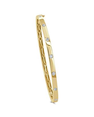 Sabrina Designs 14K 0.40 Ct. Tw. Diamond Bangle Bracelet