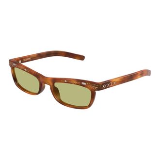 Valentino VLogo Signature Zonnebril met Kristalversiering - unisex - Accessoires - Bruin - Maat: 52 MM