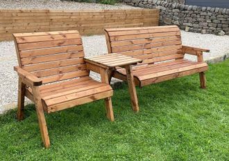 Charles Taylor Trading Five Seater Large Multi Set in Brown