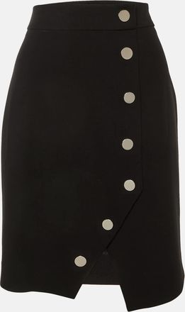 Maje Black Crepe Jipa Pencil Skirt