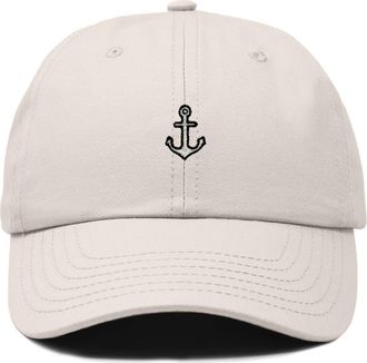 Dalix Anchor Dad Cap in Beige at Nordstrom
