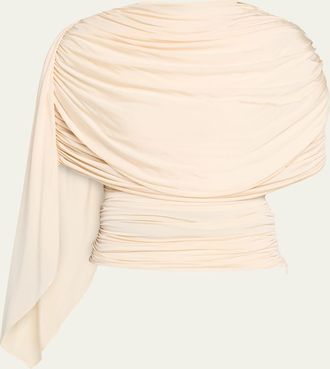 Ronny Kobo Saira Draped Top