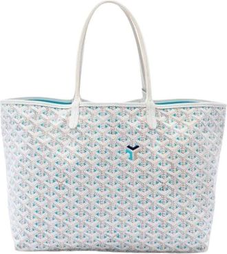 Goyard Pre-owned Claire Voie Saint Louis PM - Dames - Vintage Shopper - Wit - ONE Size - Leer - Vintage