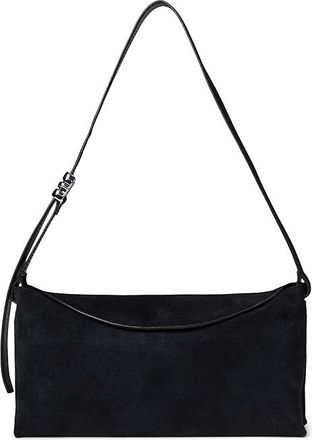 Madewell Suede Date Night Party Shoulder Shoulder Womens Handbags Juniper Berry, Leather