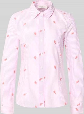 Christian Berg Regular Fit Bluse im Allover-Look in Rosa, Gr&ouml;&szlig;e 34