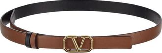 Valentino Garavani Reversible Signature Belt - female - Valentino Garavani - Belts - Brown - 75 CM - Accessories
