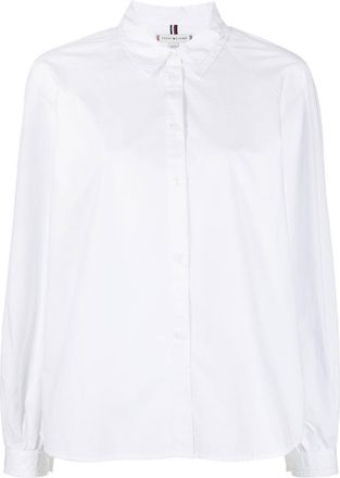 Tommy Hilfiger raglan cotton shirt - women - Organic Cotton - 38 - White