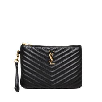 Saint Laurent Cassandre Quilted Leather Purse