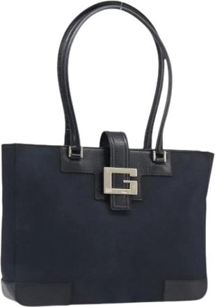 Gucci Pre-owned Vintage Tote Bag - Dames - Vintage Shopper - Zwart - ONE Size - Leer - Vintage