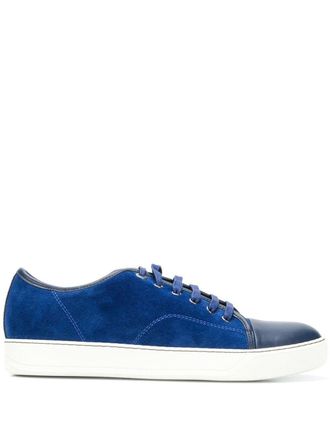 Lanvin sneakers met bewerkte neus - Blauw