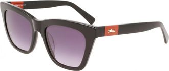 Longchamp Womens LO715S-001 LO715S 54 001 Fashion Sunglasses - Black - One Size