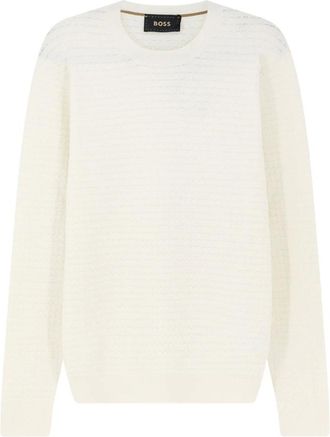 HUGO BOSS Uomo, Maglie, Bianco, M, new