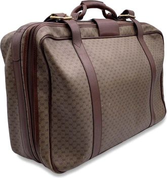 Gucci Brown Cotton Luggage (Authentic Pre-Loved)