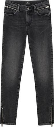 Anine Bing Dames, Jeans, Grijs, Maat: W28 Katoen