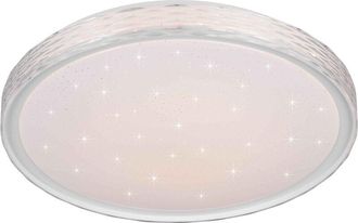 Trio Leuchten Plafoniera LED cielo stellato, metallo, cristallo, D 40 cm, Varda