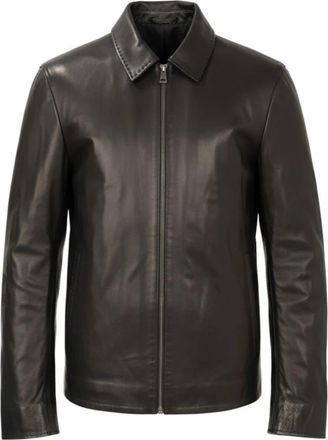 Sergio Moretti Leren jas - Heren - Leren en Su&egrave;de Jassen - Zwart - XL - Leer - Jassen
