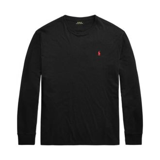 Polo Ralph Lauren Long Sleeve Tops, male, Black, Size: 2XL Longsleeve Classics