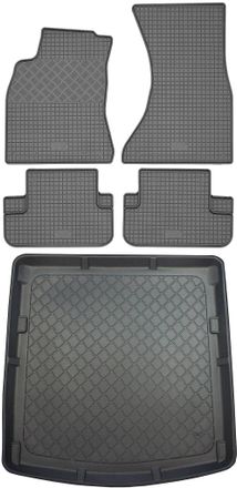 OEM Audi A5 8t3 Coup&eacute; (3 Puertas) De Enero De 2008 A Septiembre De 2016. Juego De Alfombrillas De Goma Para Coche Y Alfombrilla Para Maletero