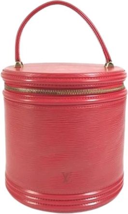 Louis Vuitton Pre-owned Epi Vanity Tas - Dames - Vintage Tas - Rood - ONE Size - Leer - Vintage