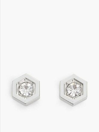 Tommy Hilfiger Stainless Steel Crystal Earrings