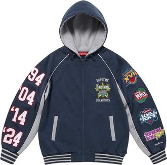 SUPREME Maglione Playoffs con cappuccio - Blu