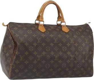 Louis Vuitton Pre-owned Canvas Handtas - Dames - Vintage Handtas - Bruin - ONE Size - Vintage