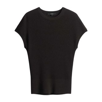 someday Tianna Knit Top - Dames - Truien - Zwart - Maat: XL Linnen