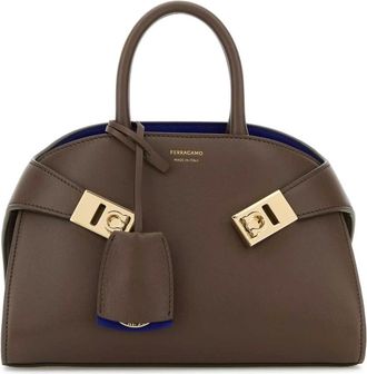 Ferragamo Mini Bolso Hug - Bags - Mujer - Marr&oacute;n - ONE SIZE