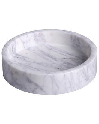 BIDKhome Bidkhome Marble Round Tray