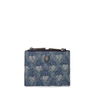 Kurt Geiger PORTAFOGLIO KENSINGTON DENIM SMALL BLU KURT GEIGER