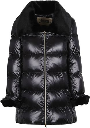 Herno A-Shape Nylon Ultralight Quilted Polyamide Down Jacket