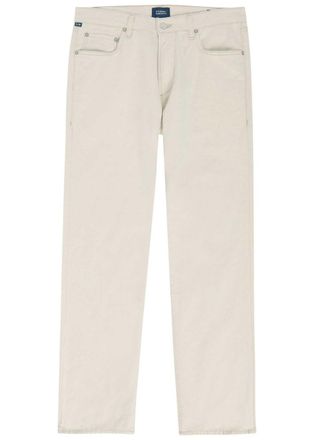 Citizens Of Humanity Citizens OF Humanity Elijah Straight-leg Cotton-blend Trousers - Beige - 38 (W38 / Xxl)