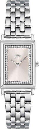 Lacoste Catherine Bracelet Watch, 28.3mm x 20.7mm in Silver/Silver at Nordstrom