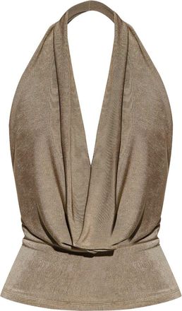 Misbhv Top con scollo allamericana - Toni neutri