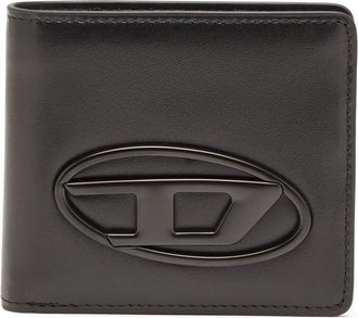 Diesel Bi-fold wallet in leather - Small Wallets - Unisex - Black